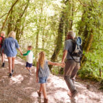 Family on trekking